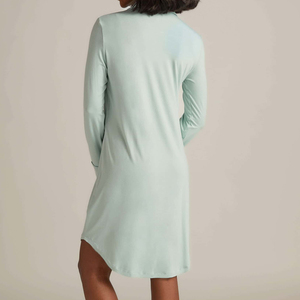<span class=keywords><strong>Camicia</strong></span> <span class=keywords><strong>da</strong></span> <span class=keywords><strong>Notte</strong></span> in Jersey di Bambù per Donna, con Bottoni, Maniche Lunghe, Pigiama Sostenibile - Product Image 6