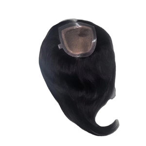 Miraje Topper capillaire pour femme en cheveux Remy indiens, base en soie, ondulations naturelles et profondes, haute densité BD - Product Image 5