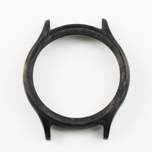 Black Tonneau Carbon Fiber <b>Watches</b> <b>Case</b> NH35 8215 Sw200 9015 Barrel Cover of Watchcase Parts Custom Manufacturer CNC Machined - Product Image 3