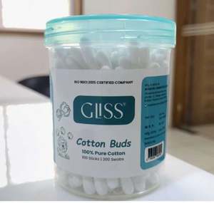 Hisopos de Algodón Suaves para Bebés, Doble Cara, Punta Pura y Suave, 200 Unidades, Frasco de Plástico, Importador de la India a Bajo Precio - Product Image 3