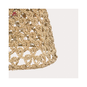 Lámpara colgante de mimbre de ratán Seagrass LED para interiores al por mayor arte de bambú moderno decoración del hogar lámpara de bambú lámpara de iluminación de sombra - Product Image 2