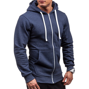 Vêtements d'hiver Fashion Casual Full Zip Us Hoodies Cotton Fleece Plain Hoodies Wholesale Top Quality Hoodies - Product Image 2