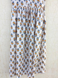 Vestido de Verano sin Mangas con Estampado a Mano |   Vestido de Algodón |   Estampado Floral - Product Image 6