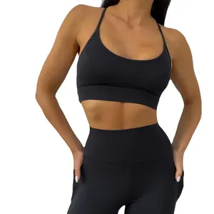2023 Conjunto de sujetador de gimnasio de alto impacto para mujer Sujetador deportivo reciclado transpirable belleza Ba sin costuras de alta calidad de talla grande XL ejercicio activo - Product Image 1
