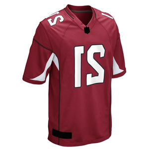 Camiseta Deportiva de Fútbol Americano de Talla Grande, Transpirable, de Secado Rápido, de Manga Corta, de Malla de Poliéster - Product Image 3