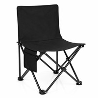 Chaise de pêche pliante portable pour la plage, avec cadre en acier inoxydable et tissu Oxford, idéale pour le camping, le jardin et les pique-niques en extérieur (vente en gros)
