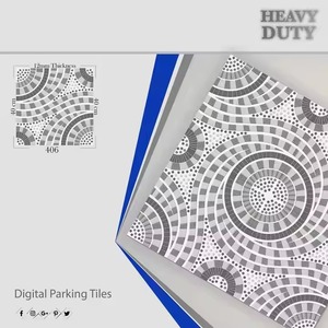Vistaar Marca Direto Fábrica Suprimentos Heavy Duty Outdoor Cerâmica Porcelana Digital Piso Estacionamento Telhas 40x40cm 400x400mm - Product Image 4