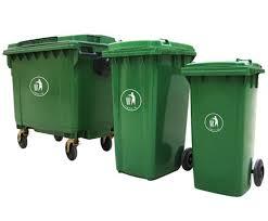 Contenedor de Basura con Ruedas de Plástico de Alta Calidad, HDPE, Moderno, de Lujo, con Patrón Geométrico, Abierto, Grande, de 64/96 Galones, 100/120/240/360 Litros - Product Image 3
