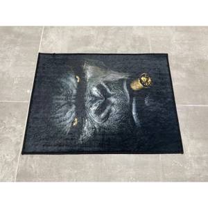 Tapis imprimé avec des animaux gorilles, design unique, grand tapis, décoration de chambre d'enfant, tapis fin non tissé - Product Image 1
