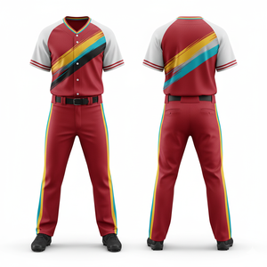 Uniforme de Béisbol Sublimado Personalizado con Nombre de Equipo y Logotipo, Secado Rápido, Ajuste Atlético Moderno, Ligero, 100% Poliéster - Product Image 6