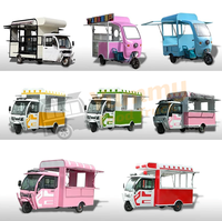 Tuk-tuk de vente de café, camion de restauration entièrement équipé, chariot de concession mobile, remorque de restauration rapide à vendre