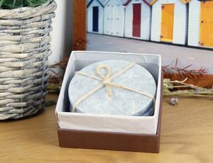 Juego de Posavasos de Mármol Moderno y Madera Maciza de Primera Calidad, Duradero y de Lujo para Bebidas, para el Hogar, Comedor, Cocina, Recuerdos de Boda - Product Image 4