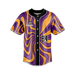 El béisbol de secado rápido del servicio del OEM viste el jersey de béisbol barato de alta calidad del nuevo estilo - Product Image 3