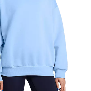 Stylish Men's Women's Casual Streetwear Sky Blue Crewneck Sweatshirt Acid Wash Printed Athletic Winter <b>Hoodies</b> & Sweatshirts - Product Image 4