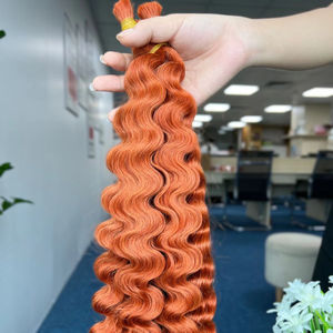 ผมคนกัมพูชาแบบธรรมชาติ100% ผมบลอนด์ผมหยิกต่อผมคนกัมพูชา - Product Image 1