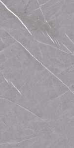 Pietra Grey 800x1600mm Carreaux de grande dalle de sol en porcelaine polie mate et brillante Carreaux de sol en céramique polie - Product Image 5