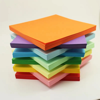 Fournisseur chinois vente chaude 160gsm 180gsm papier multicolore taille personnalisée en feuille pour le dessin
