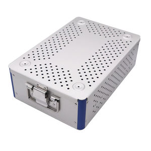 Plateau de stérilisation à double niveau de haute qualité plateau de stérilisation en alliage d'aluminium avec source d'alimentation manuelle - Product Image 1