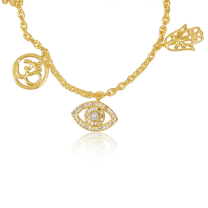 Latest Design 18K <b>Gold</b> Plated Natural Multi Gemstone <b>Bracelet</b> Demi Fine Jewelry for Women Gift for Her - Product Image 4