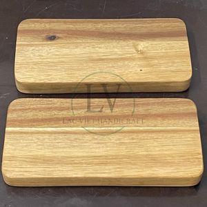 Los platos de madera rectangulares más vendidos para fiesta de comida, bandeja pequeña decorativa para servir hecha a mano de Vietnam B2B - Product Image 4