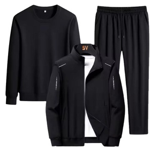 Conjunto deportivo de dos piezas para hombre, sudaderas casuales para correr en primavera y otoño, pantalones deportivos, para jóvenes y adultos. - Product Image 2