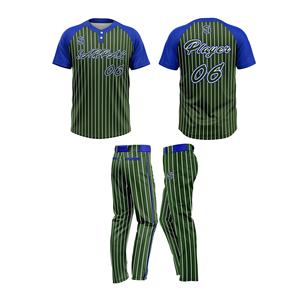 Camisa de béisbol transpirable con dos botones, uniforme de béisbol profesional, 100% poliéster, venta al por mayor - Product Image 2