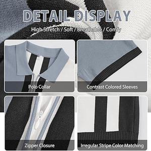 Camiseta para hombre Camisas cubanas de manga corta con botones Polo para hombre con diseño y logotipo personalizado de Dress Sports - Product Image 6