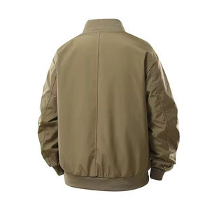 Chaquetas Casuales de Invierno para Hombre, 100% Poliéster, Transpirables, Resistentes al Viento, con Cremallera, Chaqueta Casual Reversible de Terciopelo Personalizada para Exteriores - Product Image 3