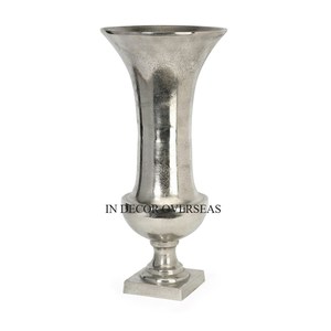 Ensemble de vase trompette fantaisie en métal galvanisé pour événements et mariages Décoration de centre de table - Product Image 2