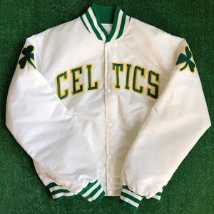 Veste universitaire pour homme 2025 High Street, style américain, en satin de soie, design premium, veste de lycée Letterman - Product Image 1