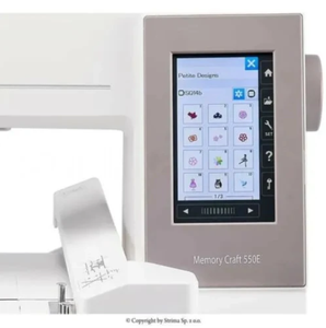 Máquina de Bordar Plana Janome Memory Craft 550E 2026, 1200 RPM, Manual, para Uso Doméstico, Nueva - Product Image 2