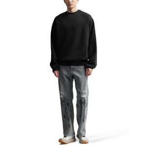 Wholesale Unisex Cotton Fleece Pullover Hoodies Manufacturer Custom Logo <b>Black</b> <b>Plain</b> Blank <b>Men</b> <b>Hoodie</b> Sweatshirts - Product Image 5