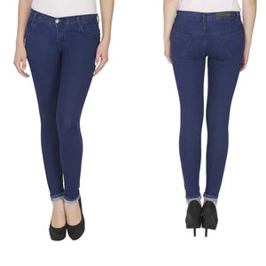 Pantalon en jean pour femmes de haute rue fabricant de haut en tissu léger et respirant 100% Pantalon en denim pour femmes de marque personnalisée de qualité - Product Image 5