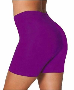 Short de sport Oxford respirant à séchage rapide pour femmes, taille haute, logo personnalisé, nœud chic élastique sportif pour la course à pied, style maigre - Product Image 4