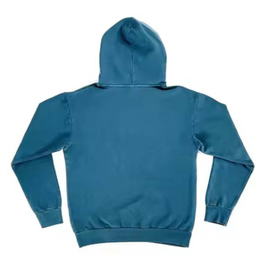 Vente en gros de coton mélangé de base de haute qualité en polaire de coton 400 g/m² 100% sweats à capuche imprimés en coton pour hommes sweat à capuche délavé à l'acide pour hommes - Product Image 2