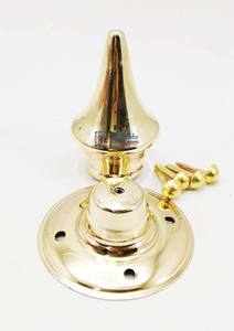 Casque Pickelhaube en laiton avec pointe et base, casque militaire en laiton, Pickelhaube décoratif et pour reconstitution historique - Product Image 5