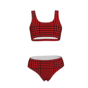 Conjunto de Bikini para Mujer de Alta Calidad Directo de Fábrica, Ligero, Transpirable, de Secado Rápido, Último Diseño, Precios al por Mayor, Impresión Digital - Product Image 6