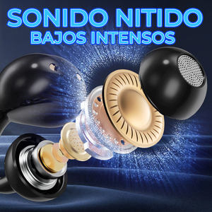 Clip apribile per cuffie wireless Bluetooth 5.4 con display LED touch e chipset JL - Product Image 2