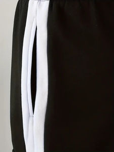 กางเกงลำลองผู้ชายผ้าฝ้ายคุณภาพสูง ออกแบบเองได้ น้ำหนักเบา ระบายอากาศดี ทรงตรง เอวกลาง มีเชือกผูก OEM - Product Image 5