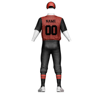 OEM Chemises de baseball à boutons complets Impression personnalisée Uniforme de baseball pour jeunes Maillot de baseball pour hommes brodé par sublimation - Product Image 6