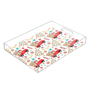 Bandeja de acrílico, producto éxito de ventas al por mayor, impresión personalizada de logotipo, embalaje en color, Cara de peluche, bandeja impresa - Product Image 4