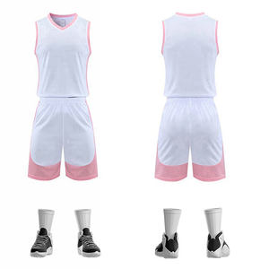 Vente en gros de maillots de basket-ball à sublimation personnalisés, ensemble de shorts imprimés, vêtements de sport, concevez vos propres uniformes de basket-ball - Product Image 3
