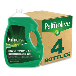 Palmolive Professional Professional Dishwashing <b>Liquid</b>, Fresh Scent, 145 oz Bottle, 4/Carton (61034142CT) - Product Image 5