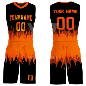 Uniforme de basket-ball professionnel respirant pour hommes, taille plus, logo personnalisé, ensemble short et haut, uniforme réversible par sublimation - Product Image 5