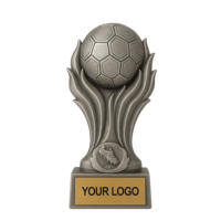 WeiVista Trophée de Football en Résine Or Argent Bronze Flamme Coupe de Football Prix Sportif Personnalisé Fabricant