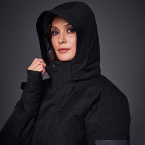 Chubasquero impermeable de primera calidad para montar a caballo, ropa ecuestre general con capucha y forro polar a precio al por mayor - Product Image 5