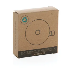 Metro a nastro da sarto in plastica riciclata sostenibile, gadget promozionale ecologico - Product Image 3