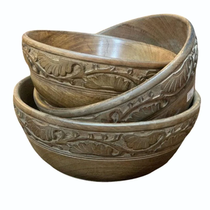 Tazón de Ensalada de Madera Pulida Personalizado, Hecho a Mano, Diseño Moderno y Elegante, Ecológico, para Servir Sopa, Venta al Por Mayor - Product Image 2