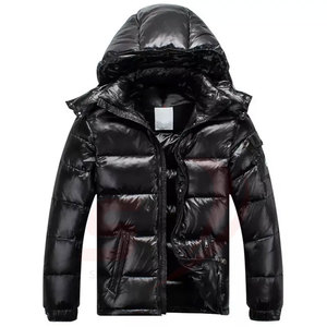 Chaqueta de Invierno Acolchada Personalizada OEM, Unisex, de Alta Calidad, Informal, Brillante, con Capucha, Chaquetas Acolchadas Personalizadas al por Mayor - Product Image 3