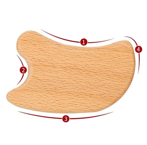 Diseño elegante Cara de madera de acacia Cuidado DE LA PIEL Masajeador Herramienta Gadgets Hecho a mano Masajeador facial de madera Artesanía Calidad superior - Product Image 6